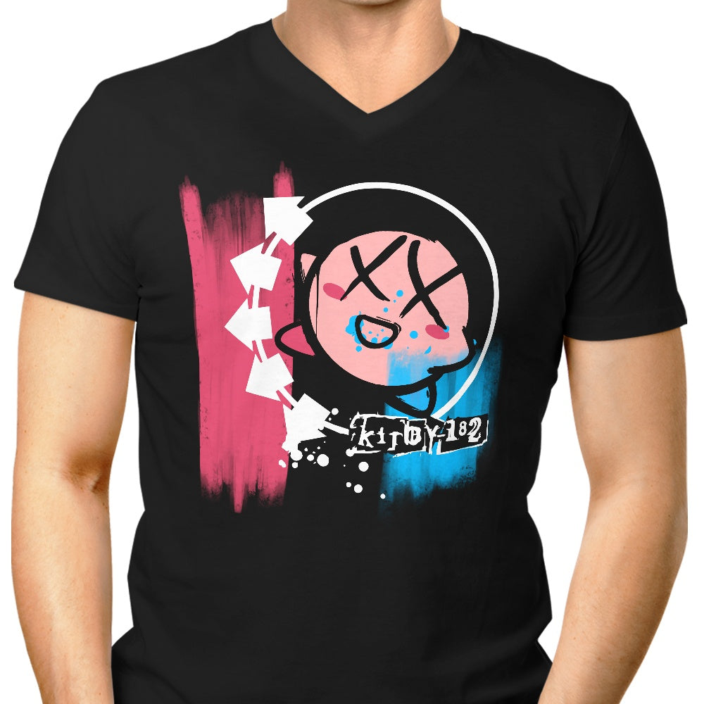 Fitas Artwork Men's Stylish V-Neck Hungry-182 T-Shirt
