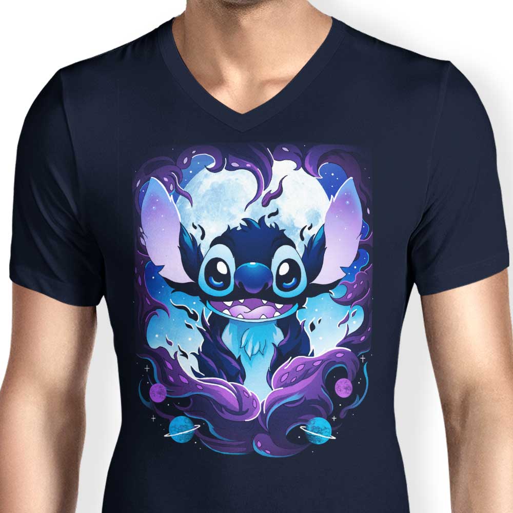 Men's V-Neck T-Shirt - The Darkness Experiment