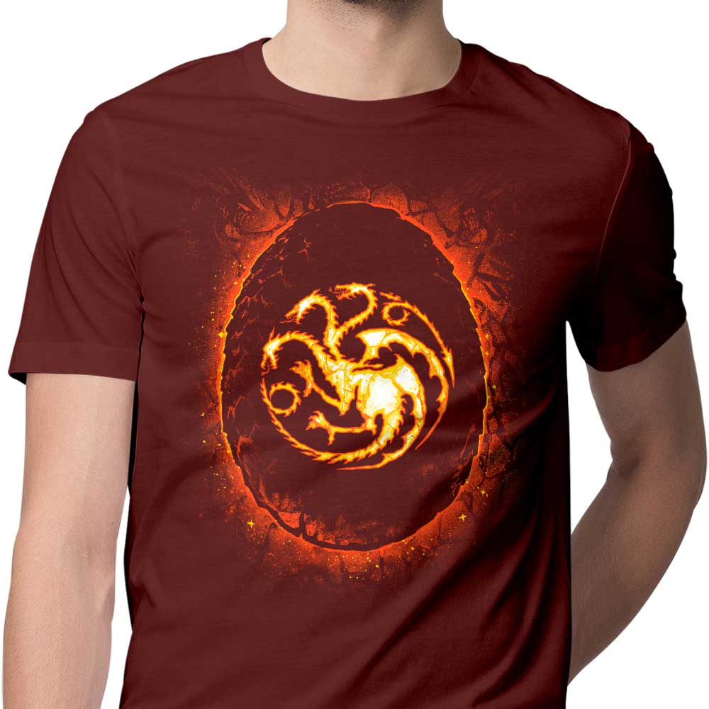 Dragon Egg Men's Fashionable T-Shirts in Various Sizes