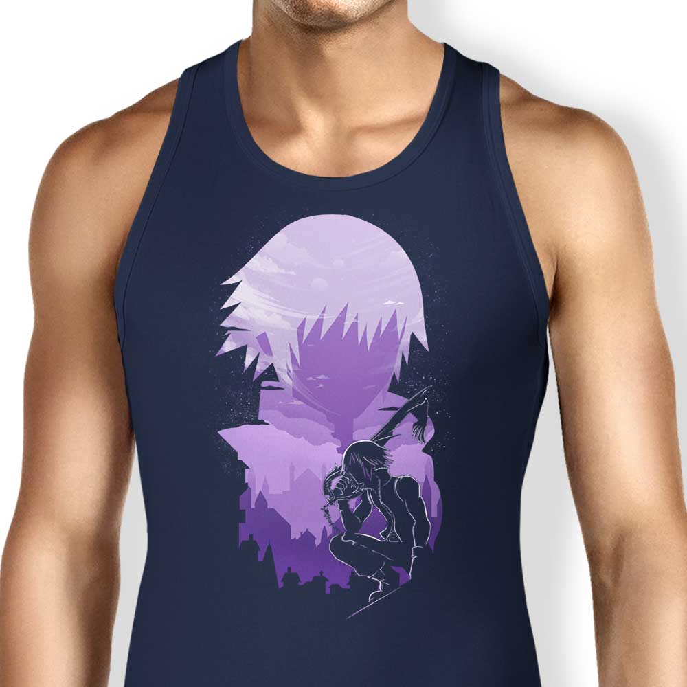 Stylish Light and Darkness Design Men's and Women's Tank Tops