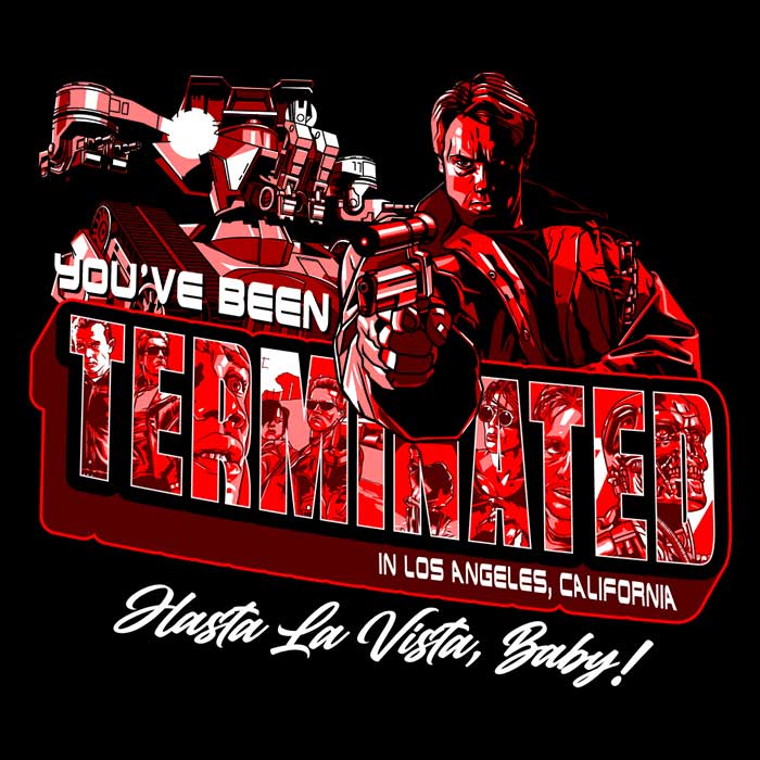 Men's 'You've Been Terminated' Apparel Collection - T-Shirts and Premium T-Shirts