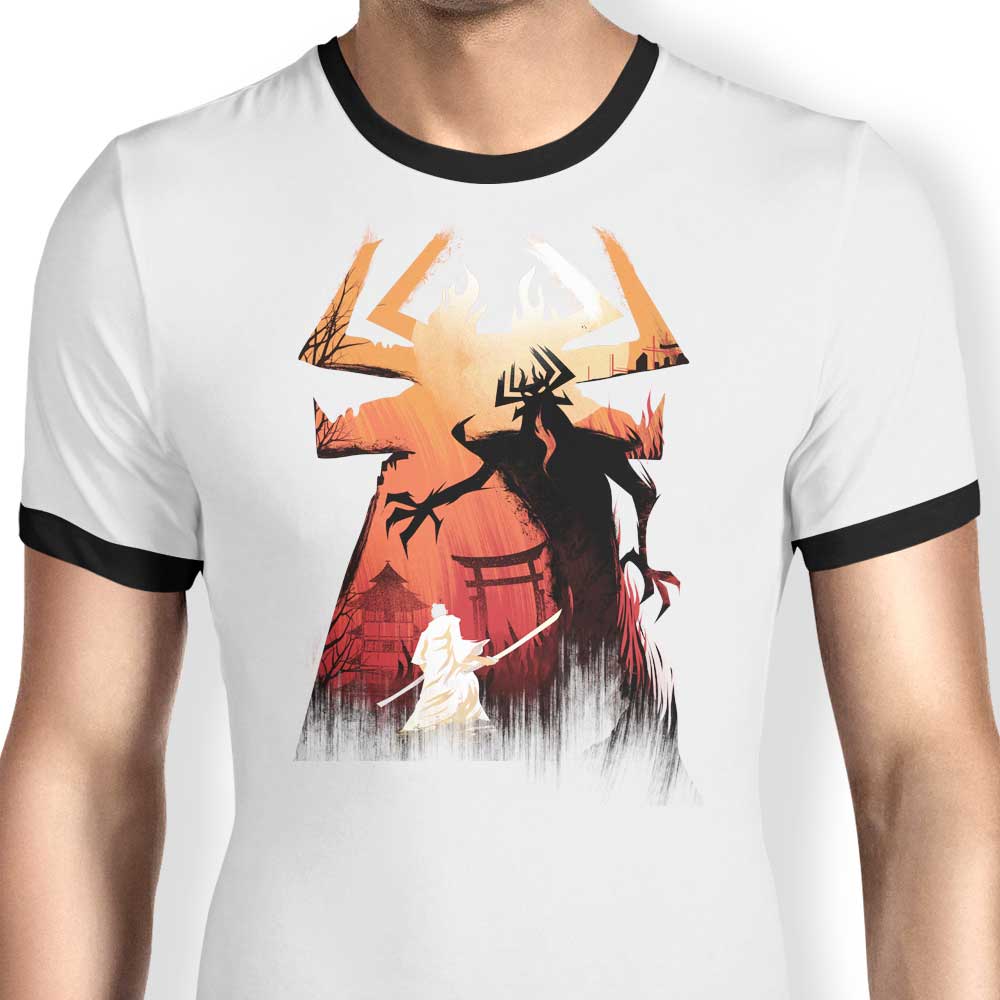 Fight Against the Darkness - Stylish Ringer T-Shirt