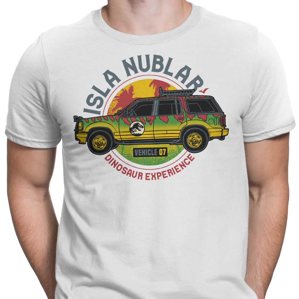 Men's Dinosaur-themed Fashion Experience Apparel