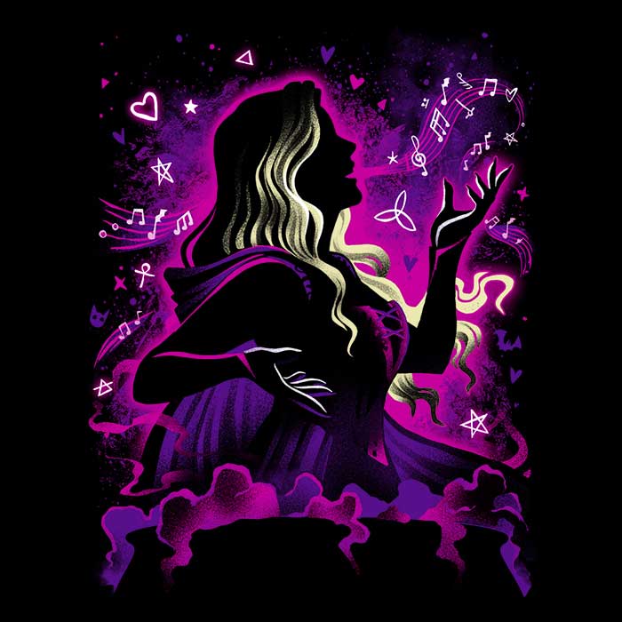 Alemaglia's Stylish Men's V-Neck Love Witch T-Shirt