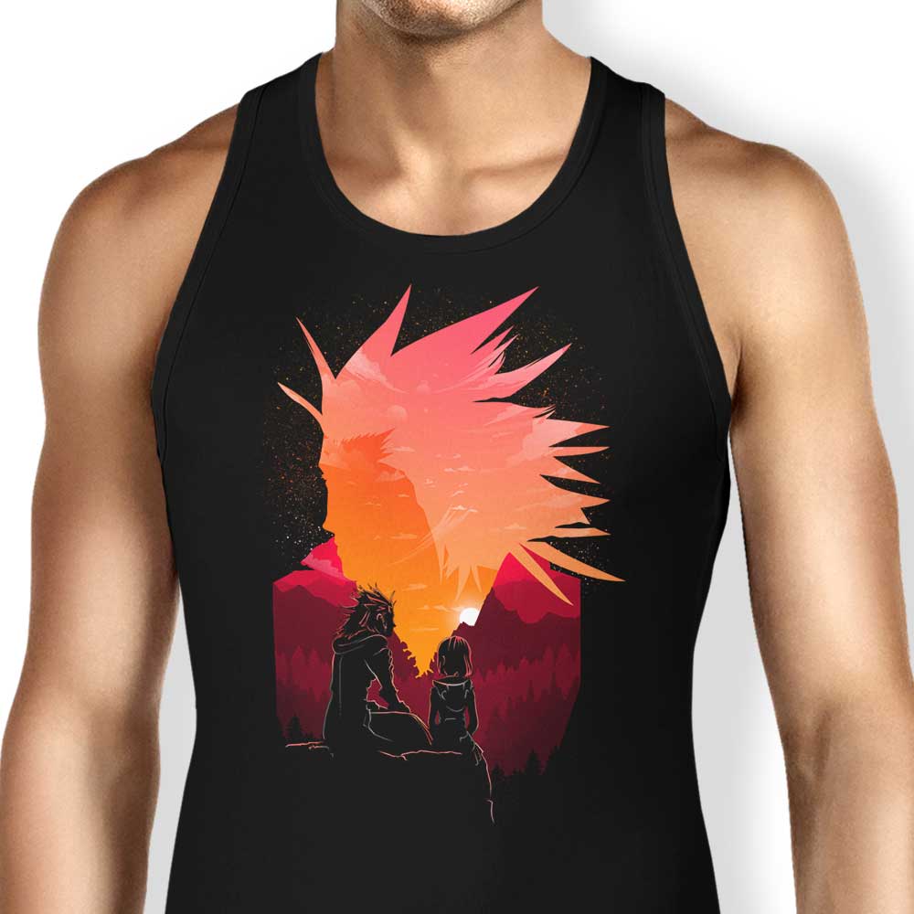Flurry Landscape Print Men's and Women's Comfortable Tank Top