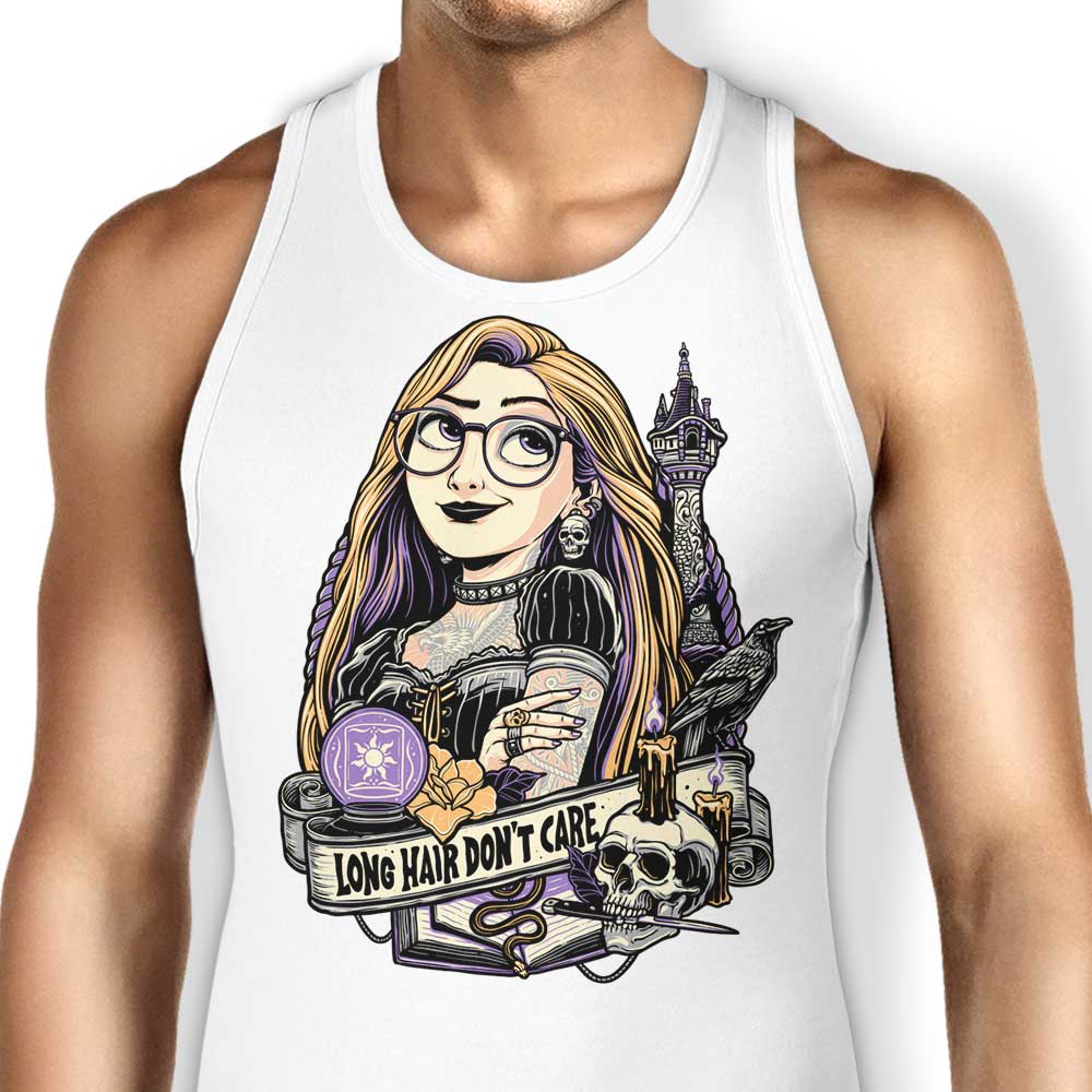 Momma Gorilla's 'Long Hair, Don't Care' Comfortable Unisex and Women's Tank Tops
