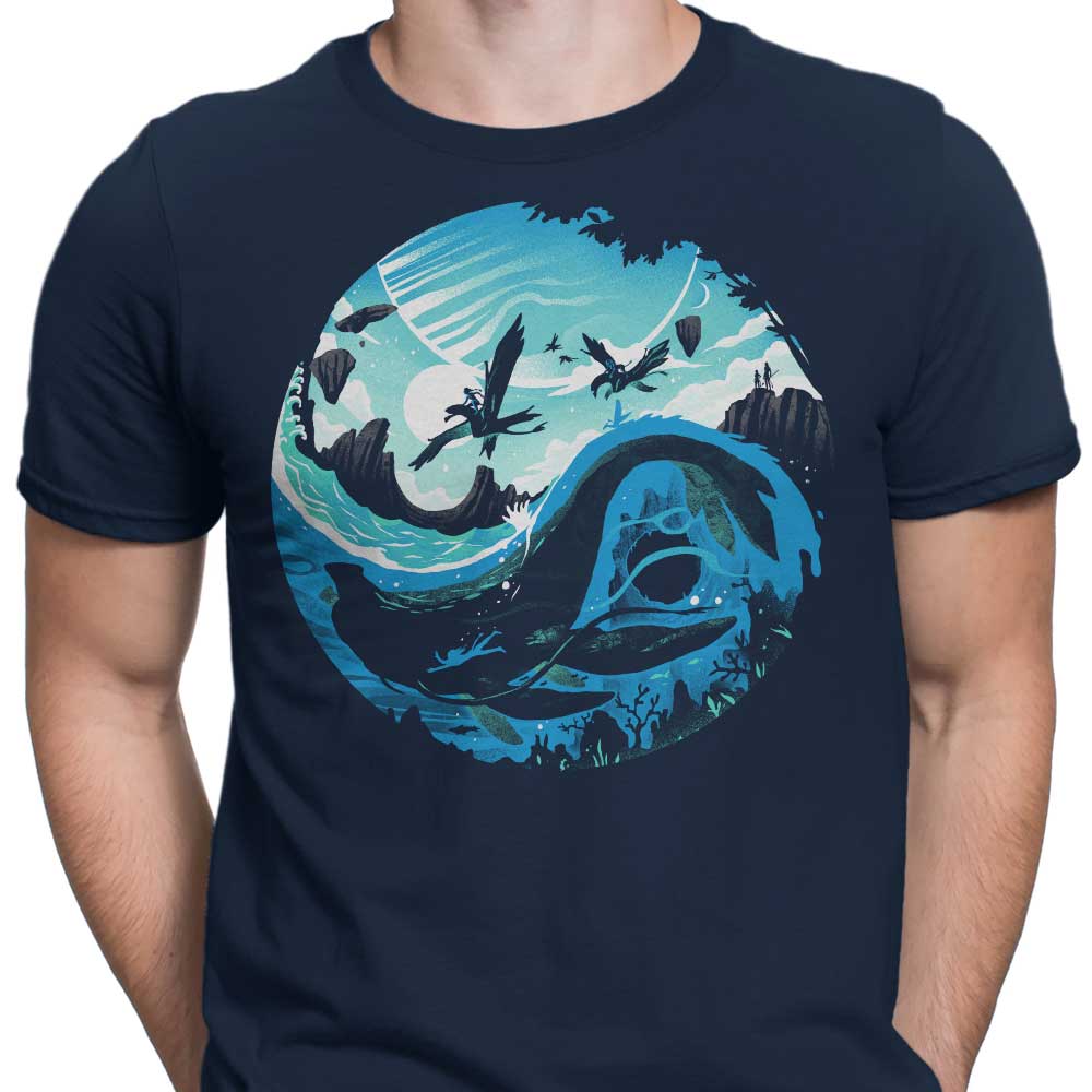 Water Yin - Yang Men's Clothing Collection: T - Shirts and Premium T - Shirts