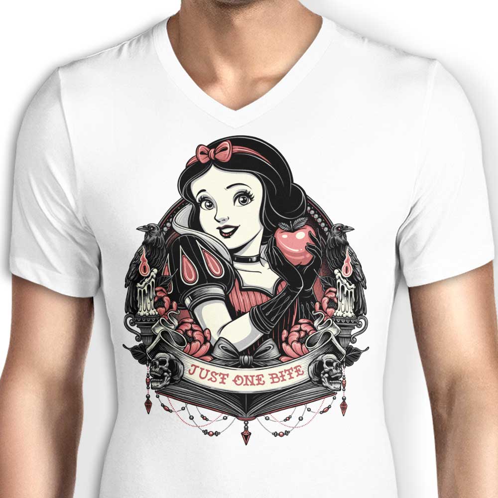 A Single Tempting Bite - Men's Stylish V-Neck