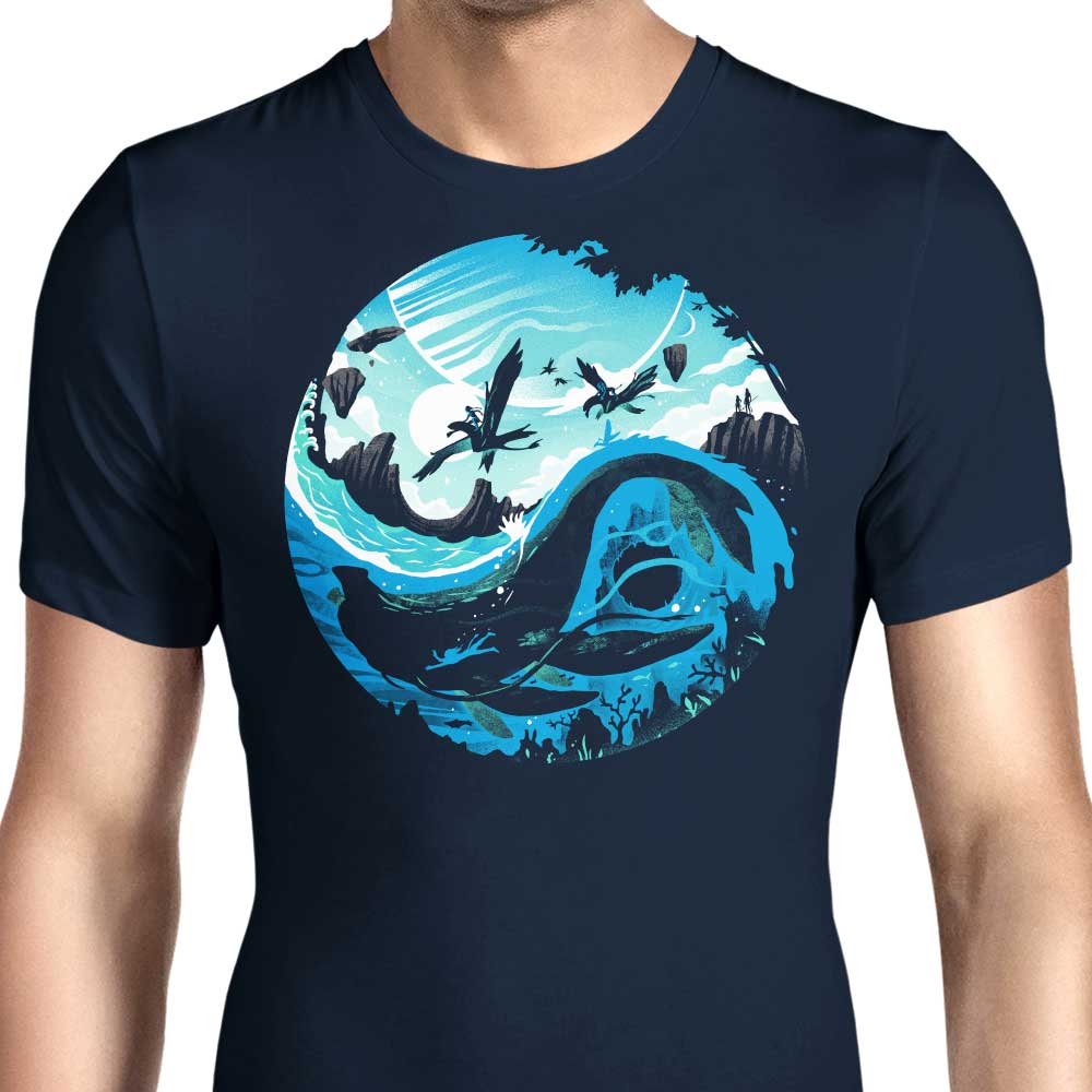 Water Yin - Yang Men's Clothing Collection: T - Shirts and Premium T - Shirts