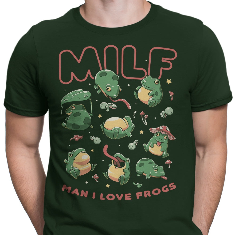 Men's Fashion: 'I Love Frogs' Apparel by Koalatees