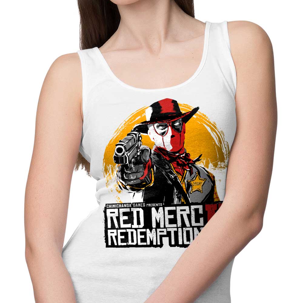 Rustenico's Red Merc Redemption Men's and Women's Comfortable Tank Tops