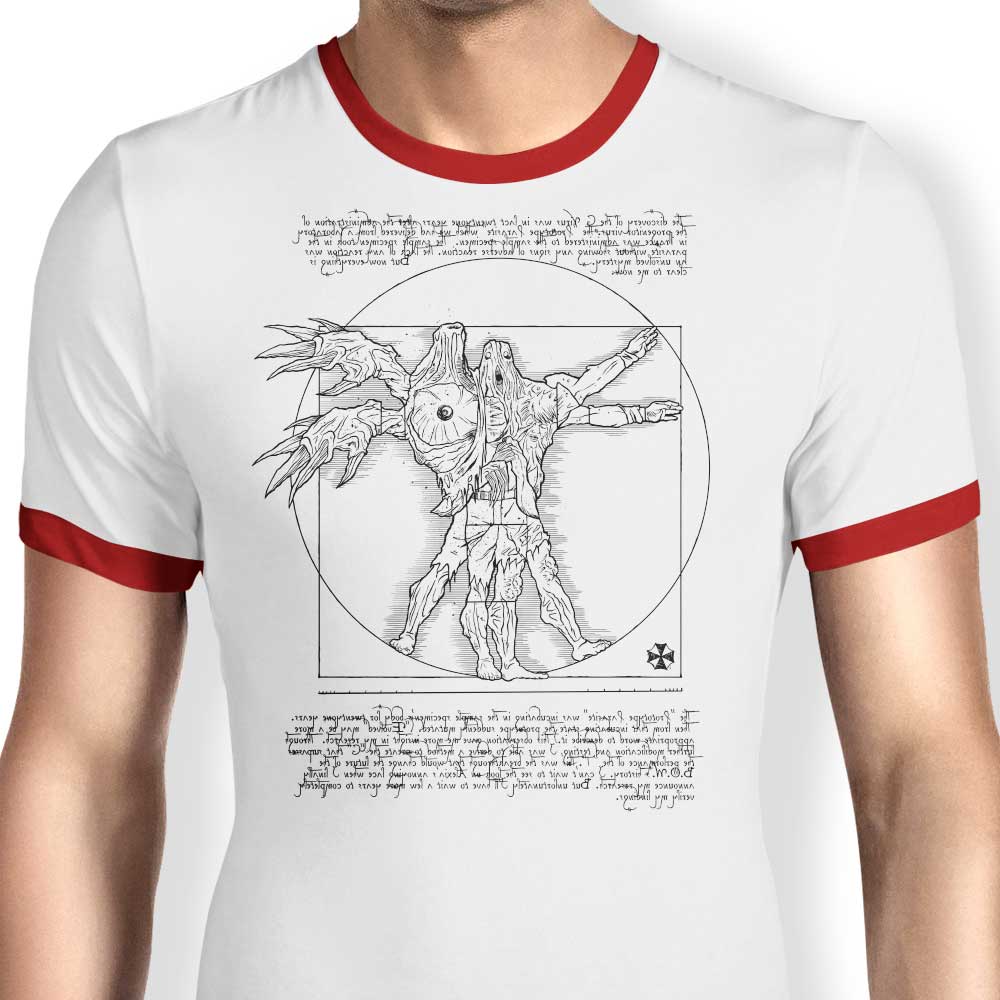 Demonigote's Stylish Vitruvian Birkin Men's Ringer T - Shirt
