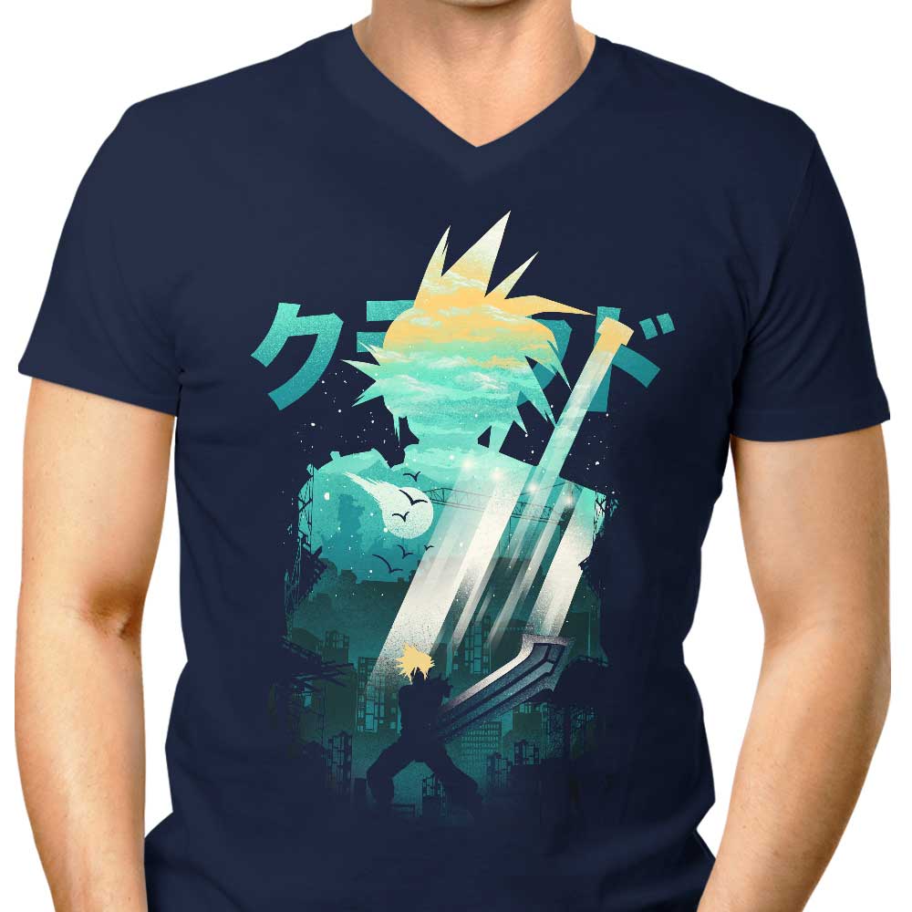 Premium Men's V-Neck First-Class Soldier T-Shirt