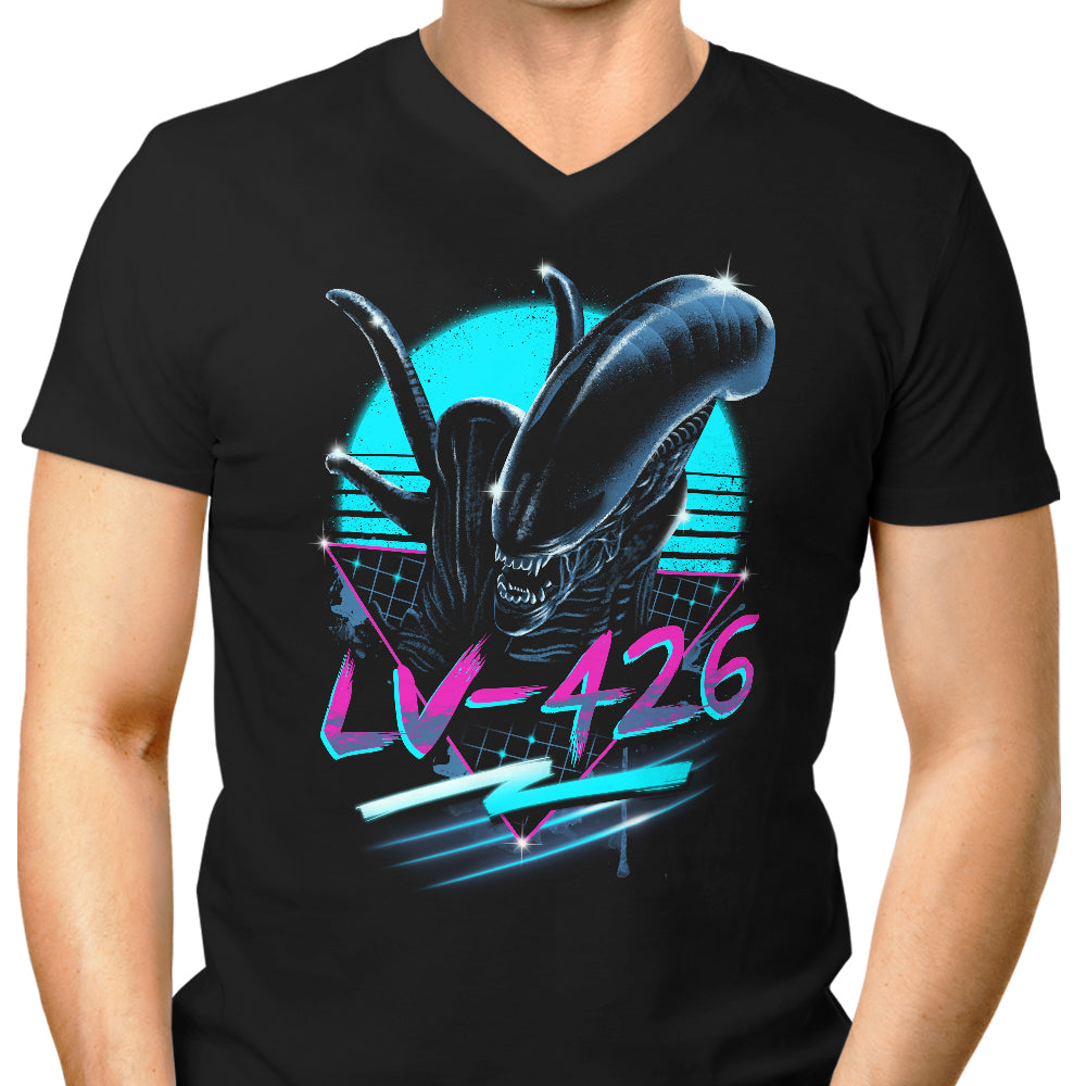 Awesome Alien Design - Men's Stylish V-Neck T-Shirt