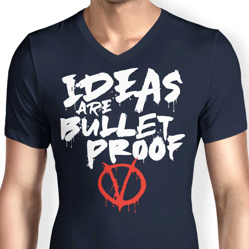 Men's Durable Bullet - Resistant V - Neck T - Shirt