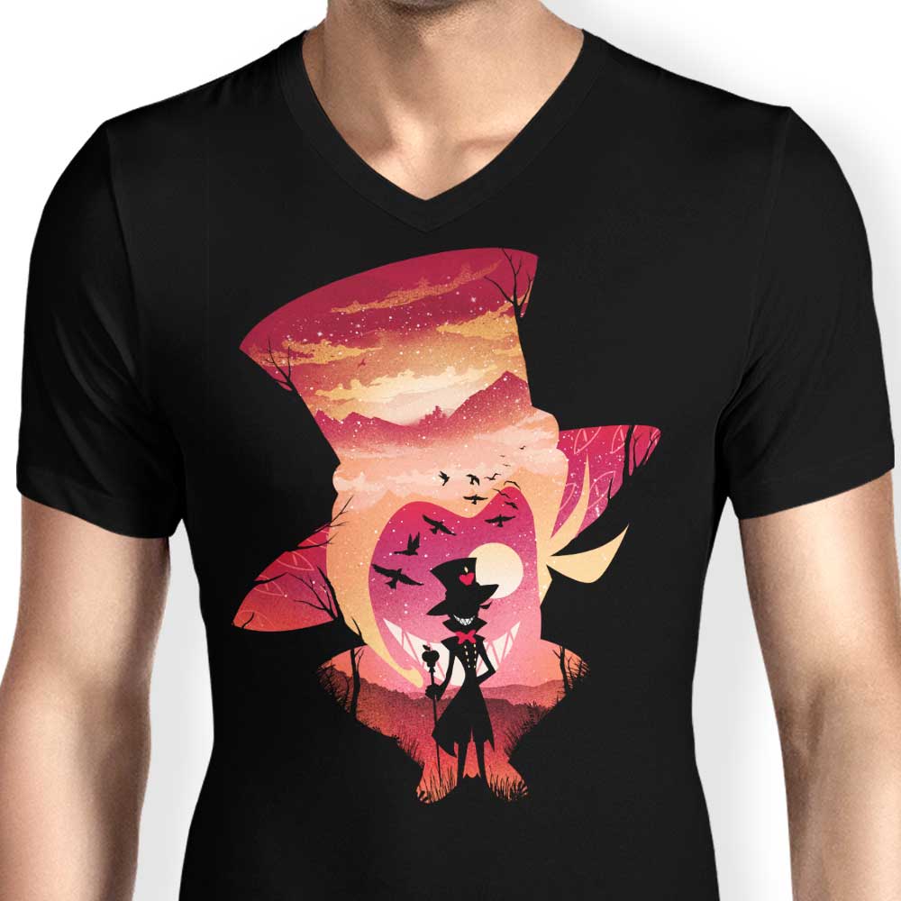 Men's V-Neck T-Shirt from Hotel Fallen Angel