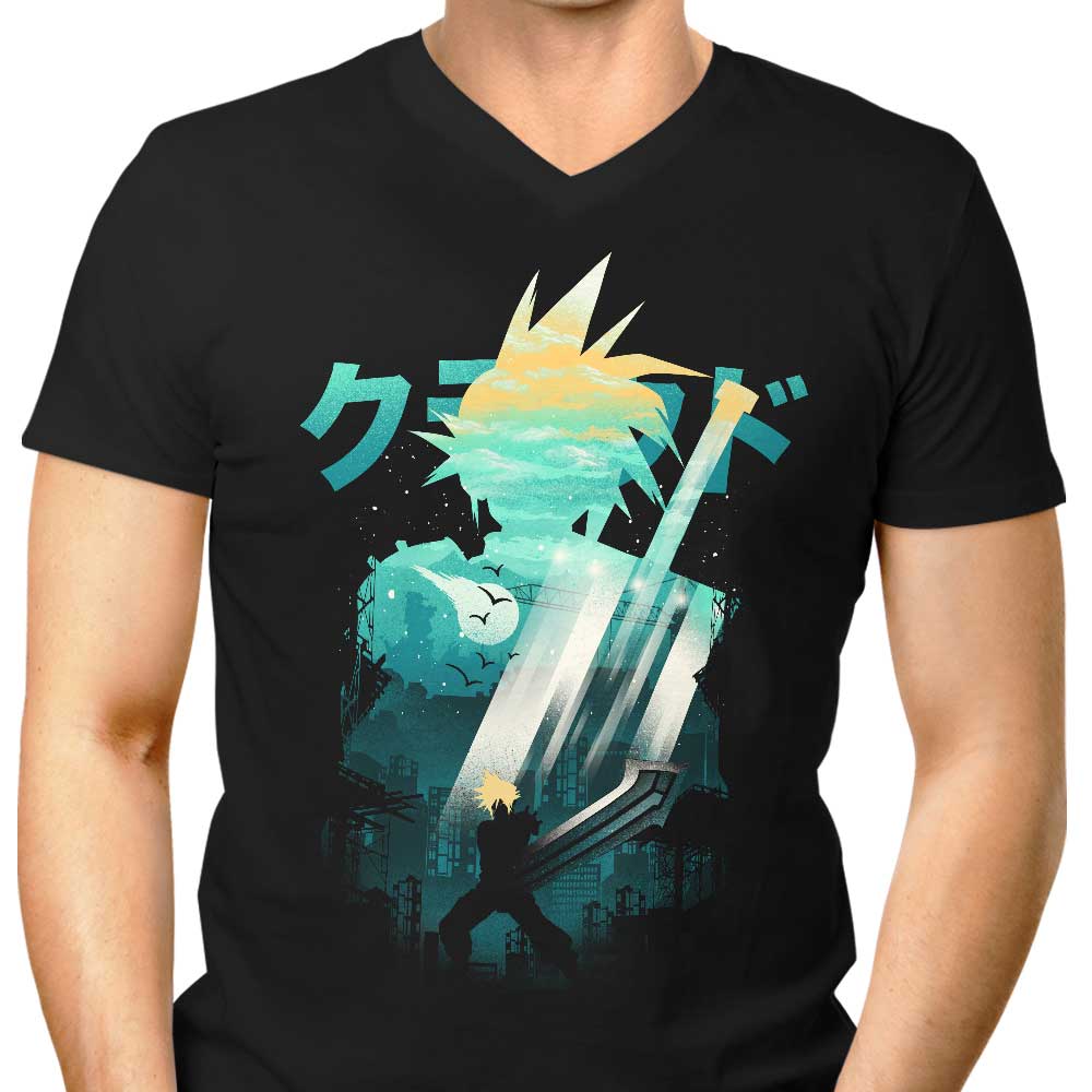 Premium Men's V-Neck First-Class Soldier T-Shirt
