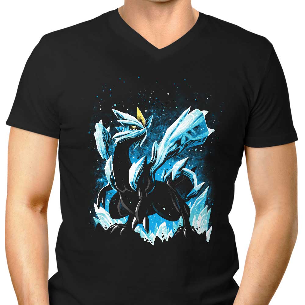 Men's V-Neck T-Shirt - The Power of Absolute Zero
