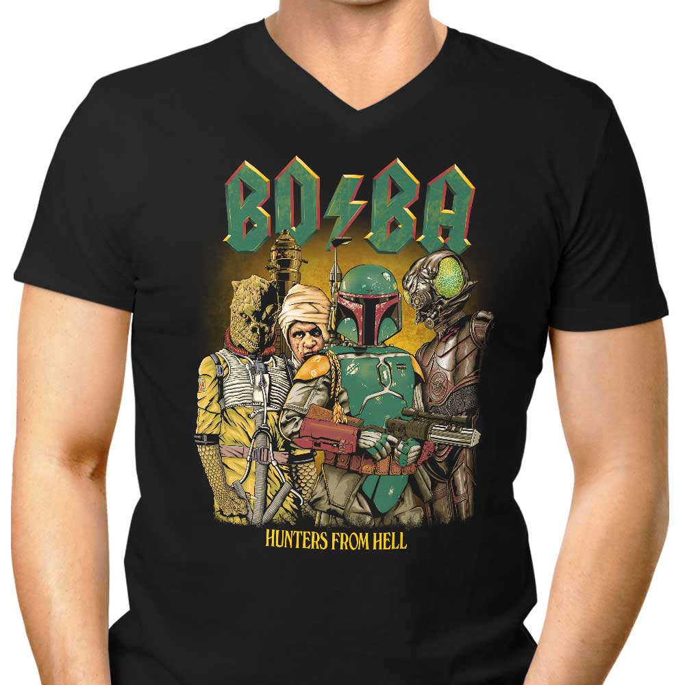 Hellish Hunters - Men's Stylish V-Neck T-Shirt