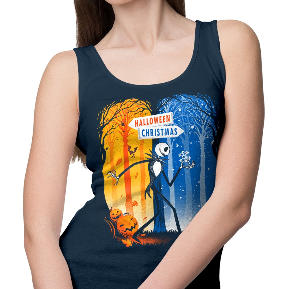 Alemaglia's Stylish Two Worlds Tank Top
