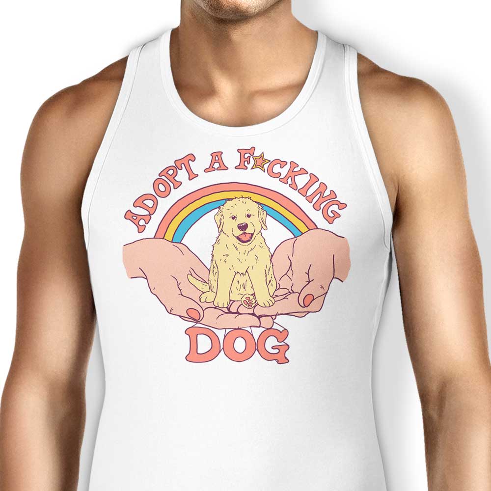 Hillary White's Adopt a Dog Comfortable Unisex and Women's Tank Tops