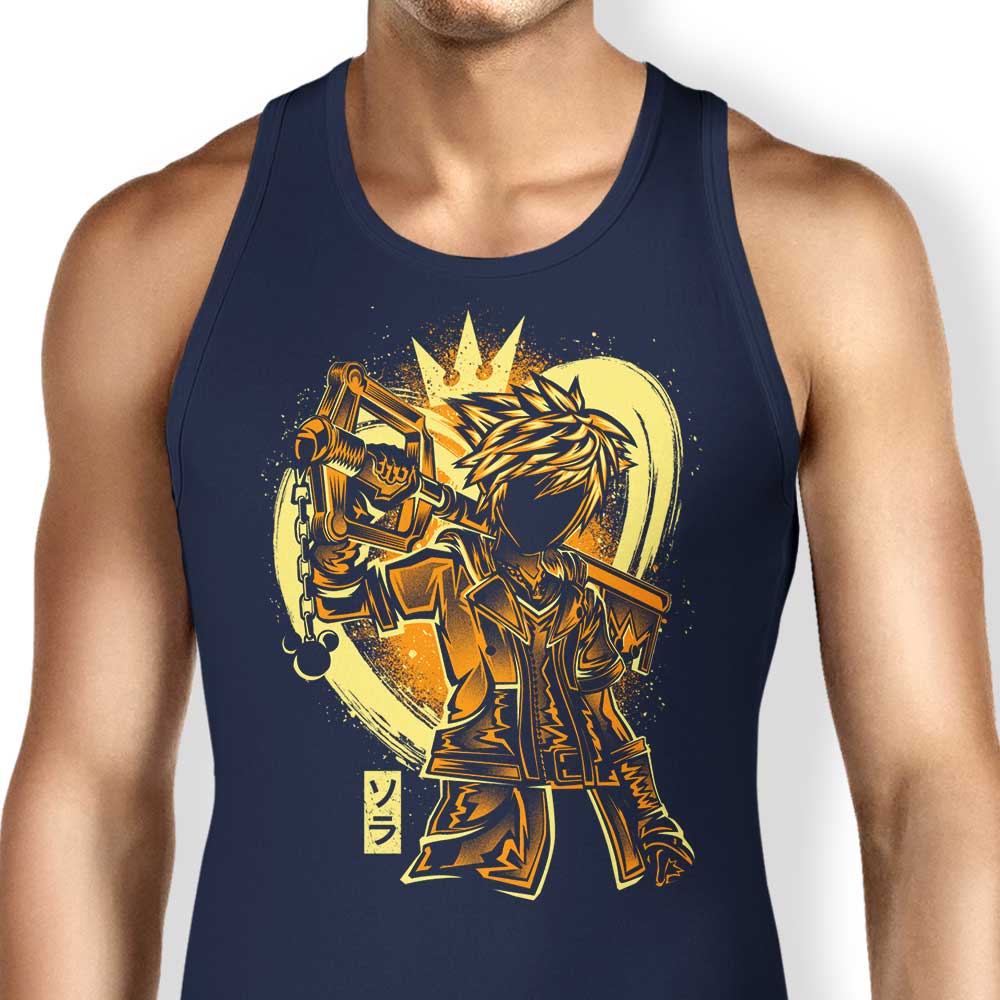 Hypertwenty Keyblade Silhouette Design Tank Top for Casual Wear