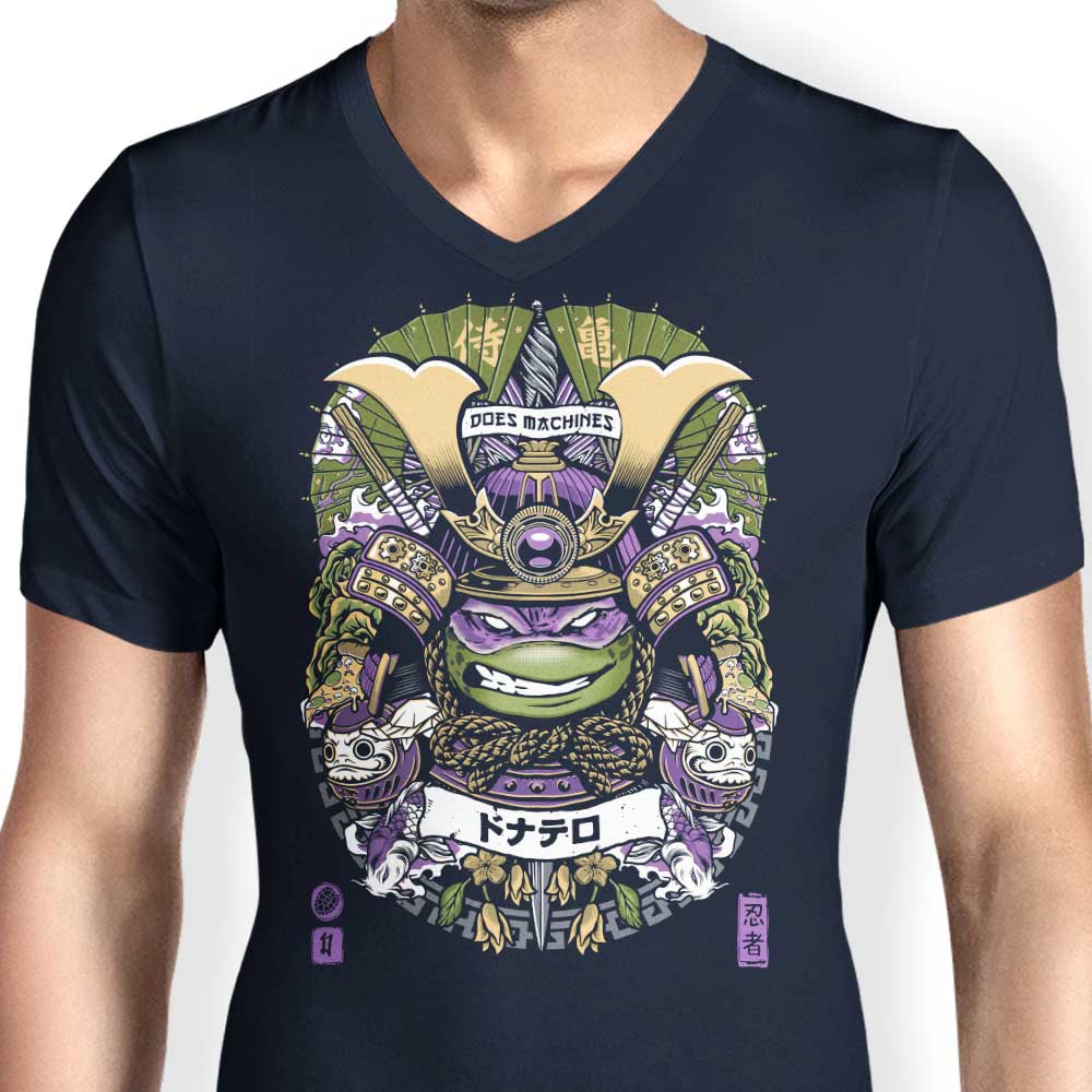 Men's Samurai Machinist Style V-Neck T-Shirt