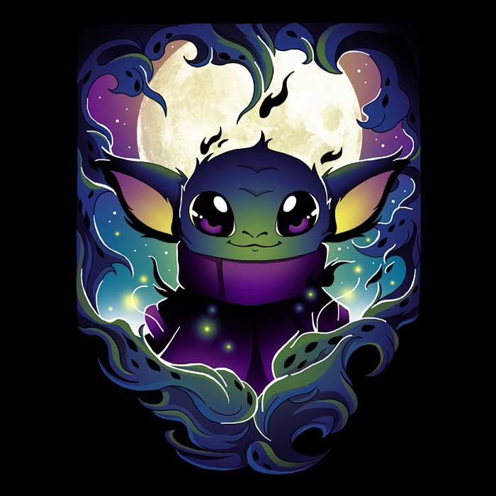 Men's Stylish V-Neck T-Shirt Named Darkness Baby