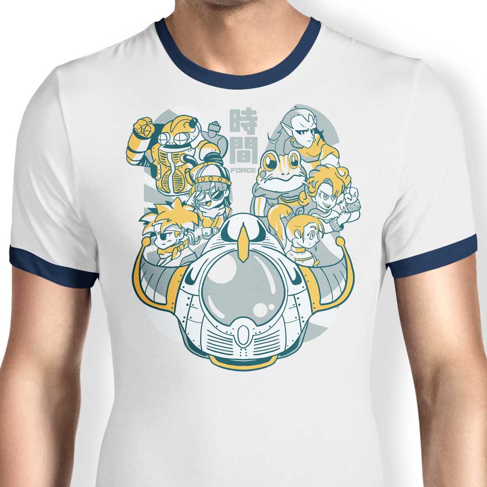 Time Force Men's Classic Ringer T-Shirt - A Stylish Cotton Top