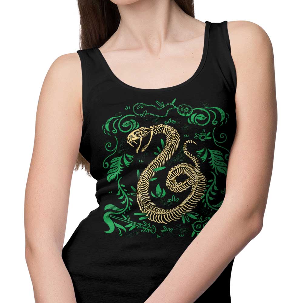 Fitas Artwork Snake Fossil Design Men's and Unisex and Women's Tank Tops