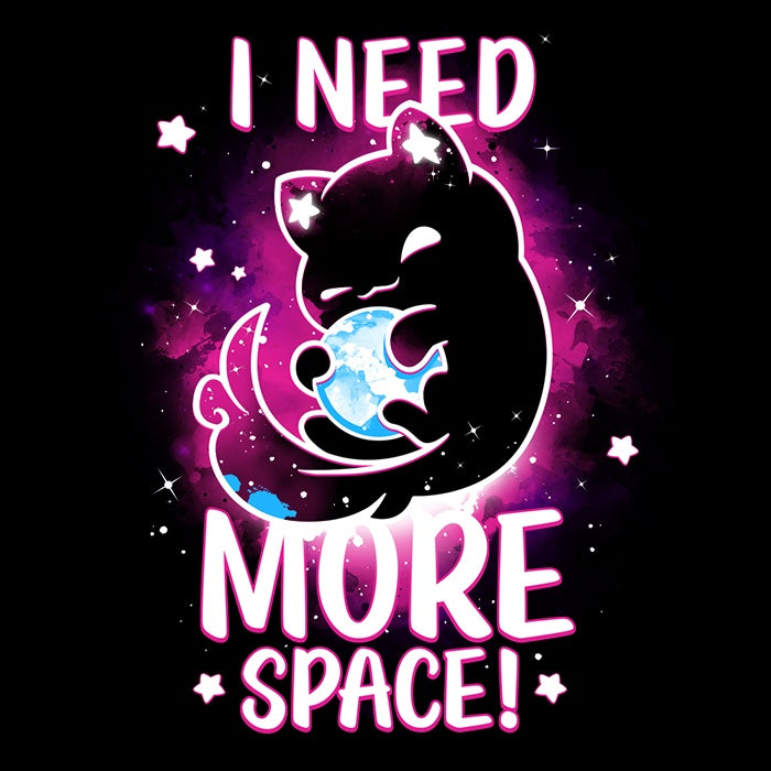Men's V-Neck T-Shirt with the Never Enough Space Design