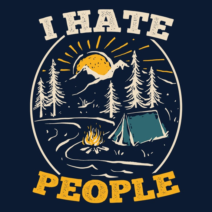 Men's Stylish 'I Dislike People' Apparel by CoD Designs