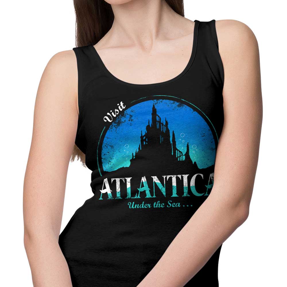 Soulkr's Comfortable 'Visit Atlantica' Men's/Unisex and Women's Tank Tops
