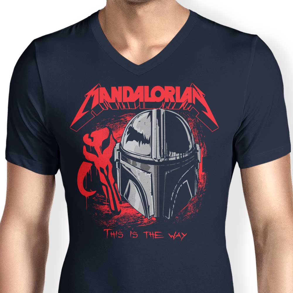 Dracula Byte Men's V-Neck T-Shirt - Make Them Disappear