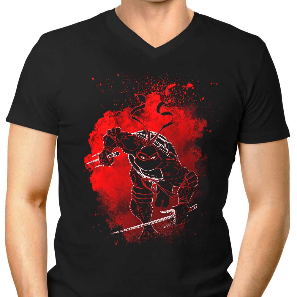 Men's Alternative V-Neck with 'Soul of the Sais' Design