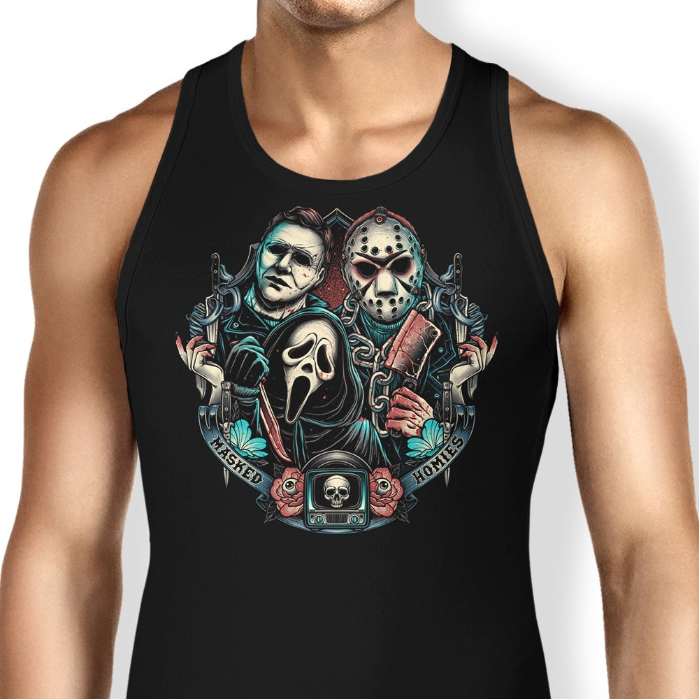 Cool Masked Homies Tank Top for Trendy Wear