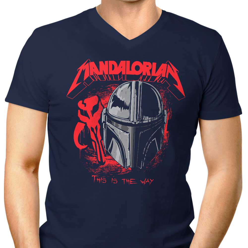 Dracula Byte Men's V-Neck T-Shirt - Make Them Disappear