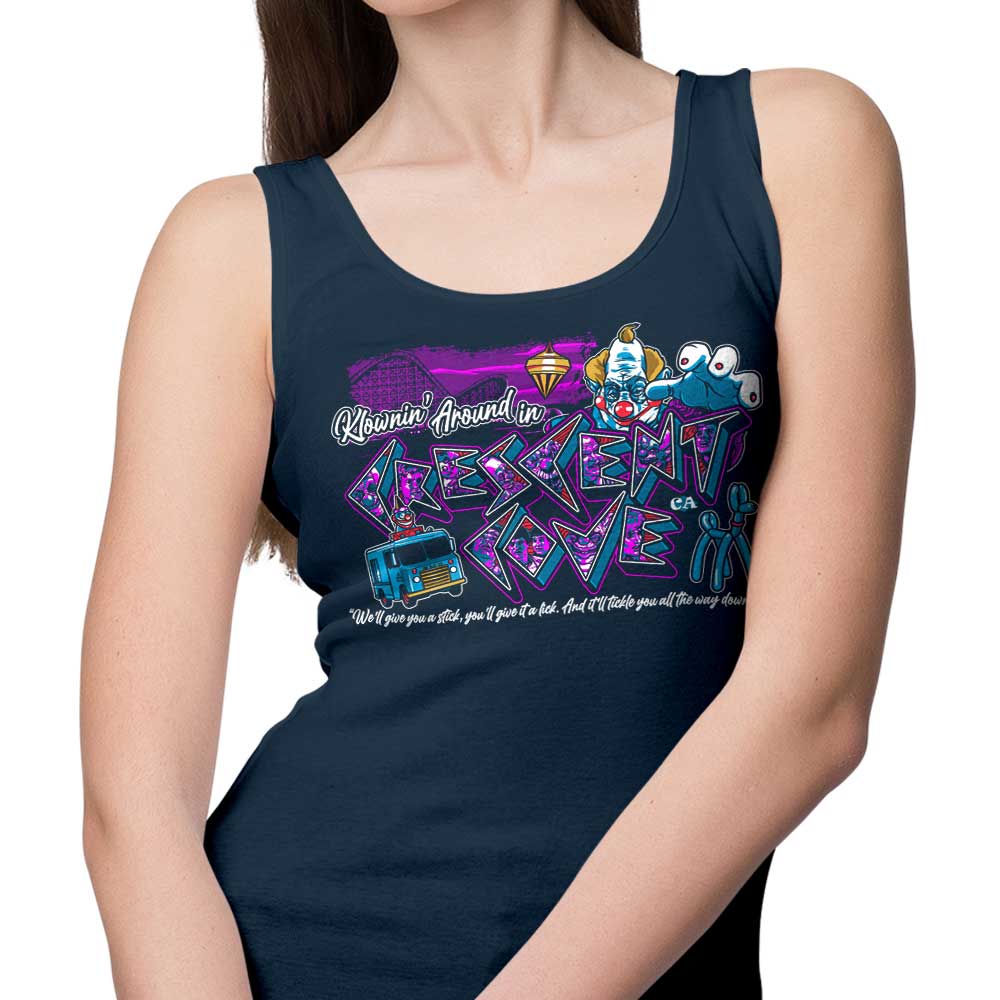 Fun - Themed 'Klownin' Around' Tank Top for Casual Wear