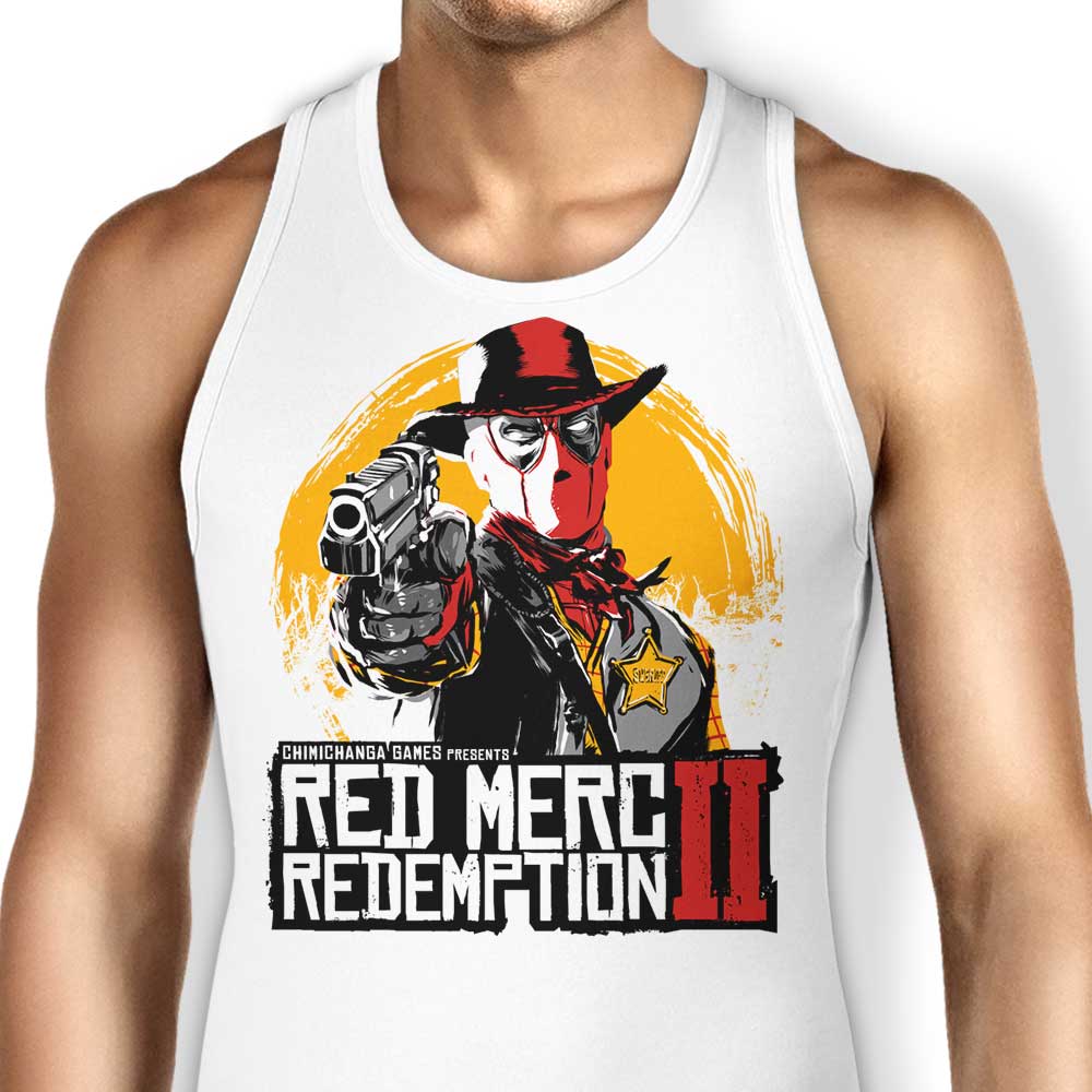 Rustenico's Red Merc Redemption Men's and Women's Comfortable Tank Tops