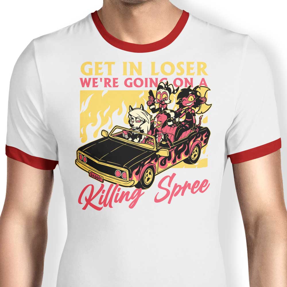 Studio Mootant's Stylish Killing Spree Ringer T - Shirt