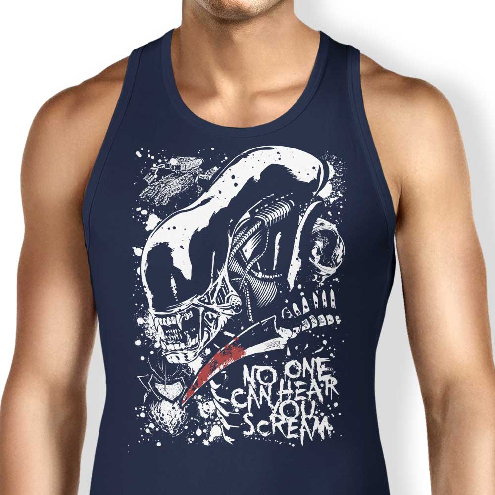 Space Screaming-themed Unisex and Women's Tank Tops