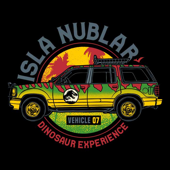 Men's Dinosaur-themed Fashion Experience Apparel
