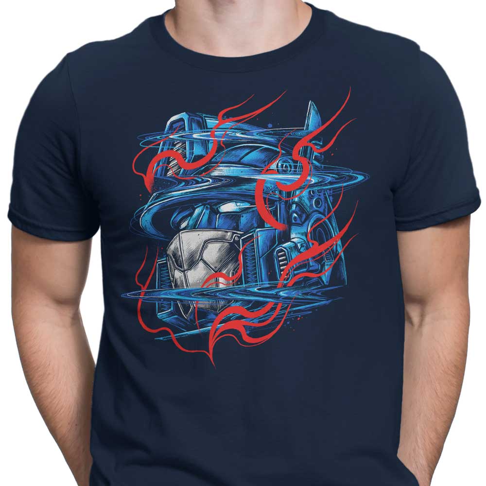 Glitch Flames Men's Fashion Apparel - T-Shirts and Premium T-Shirts