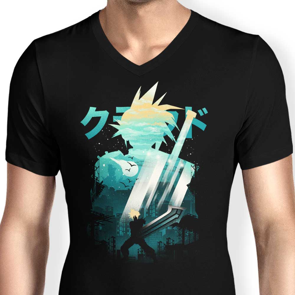 Premium Men's V-Neck First-Class Soldier T-Shirt