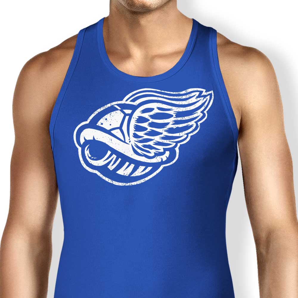 Stylish Winged Turtle Shell Design Tank Top for Casual Wear