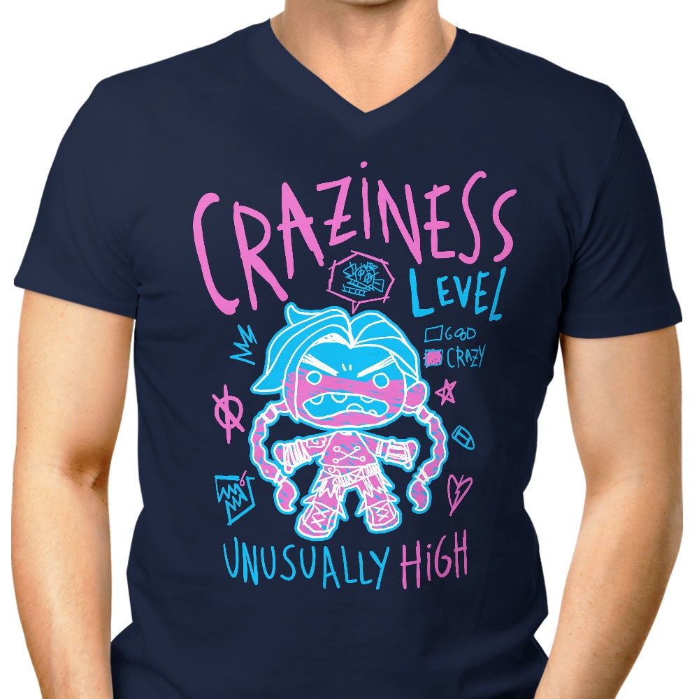 High - Octane Craziness Men's V - Neck T - Shirt