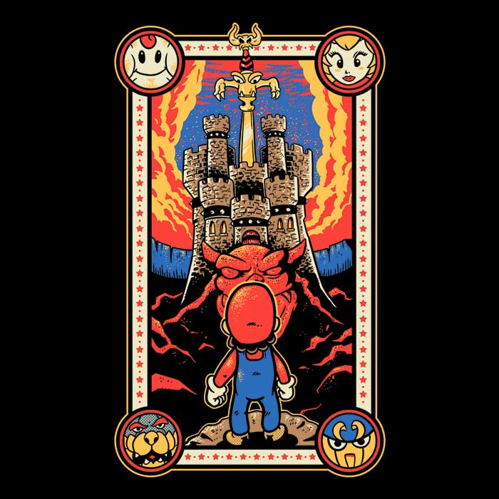 Men's V-Neck T-Shirt - The Legend of the Seven Stars