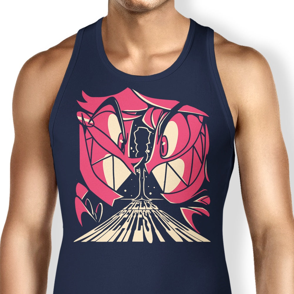 Stylish Hell's Greatest Dad Tank Top for Trendy Dads