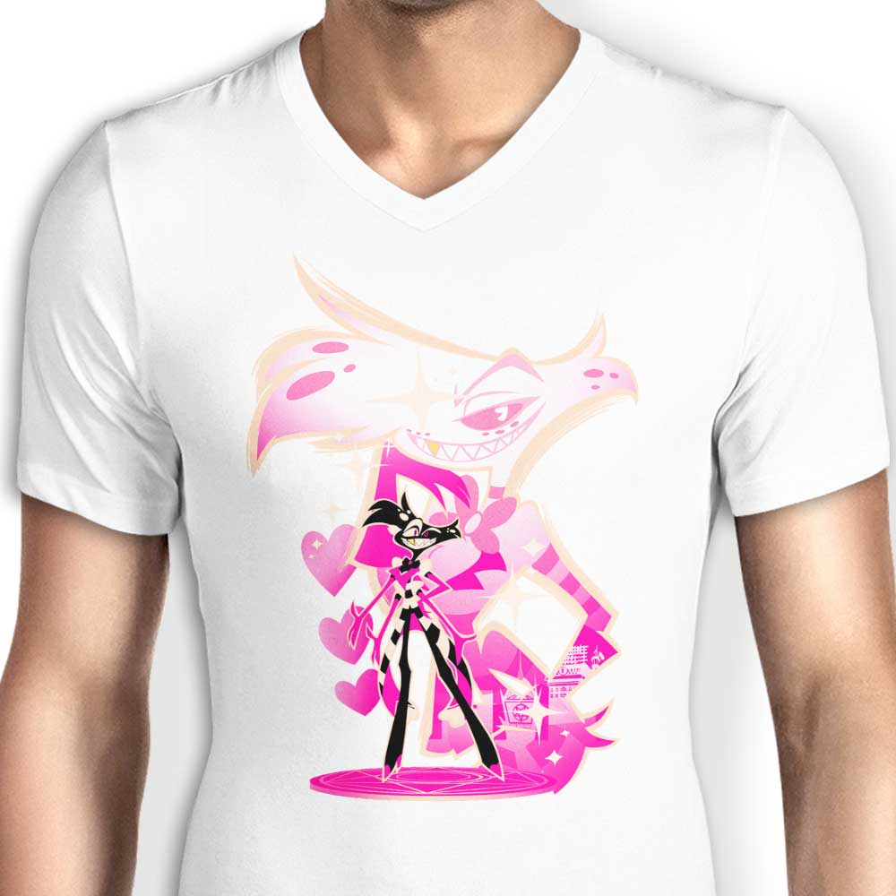 Hypertwenty Men's Stylish V-Neck Serial Prankster T-Shirt