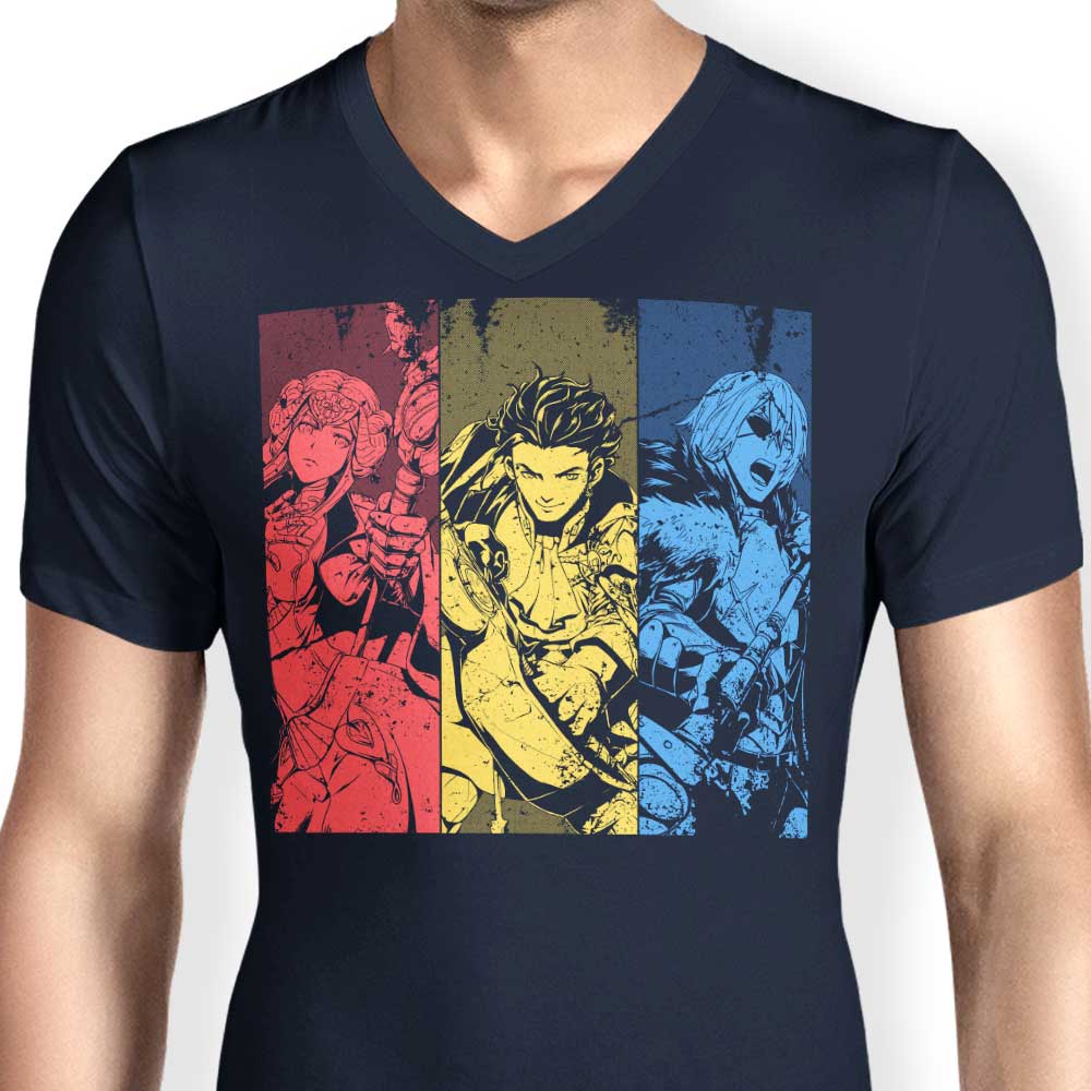Men's Fashionable V-Neck T-Shirts by Future Generals